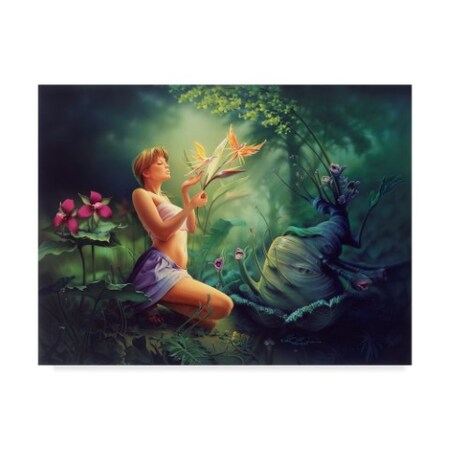 Trademark Fine Art Kirk Reinert 'Birds Of Paradise' Canvas Art, 18x24 ALI30872-C1824GG